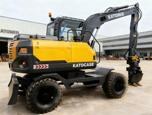 Escavatore Gommato KATOCASE da 6 Tonnellate con Sistema Idraulico Multifunzione Yuchai per Posa Tubazioni, Livellamento Cantiere e Guida Rapida su Strada - Product Image 2