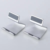Support de téléphone en aluminium de haute qualité Support de téléphone portable de bureau réglable Compatible avec les tablettes