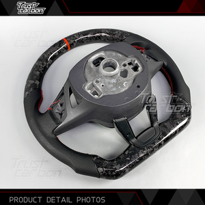 Volante de Fibra de Carbono Forjado Personalizado para <span class=keywords><strong>Skoda</strong></span> Superb, <span class=keywords><strong>Octavia</strong></span> RS, Rapid, Kamiq, Enyaq, Scala Spaceback, Fabia - Product Image 5