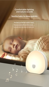 Máquina de Ruido Blanco para Dormir al por Mayor con Sonidos Relajantes, Luz Nocturna LED Recargable Táctil, Audio Relajante y Lámpara para Bebés - Product Image 3
