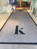 Tapis de sol en nylon de haute qualité résistant à l'usure, tapis d'entrée personnalisés avec logo d'entreprise, antidérapants, lavables, tapis de porte intérieurs