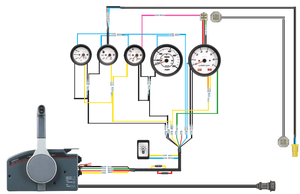 SAILINGFLO Télécommande de haute qualité et économique 703 n 10 broches pour moteurs hors-bord - Product Image 6