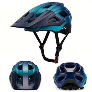 Casque de vélo à double visière pour adultes - Casque léger pour VTT et vélo de route avec protection EPS pour hommes et femmes - Product Image 5