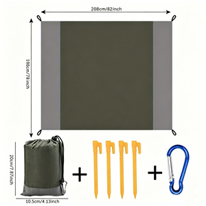 <span class=keywords><strong>Couverture</strong></span> d'extérieur durable en tissu ripstop pour le camping, les barbecues et les voyages - Product Image 2