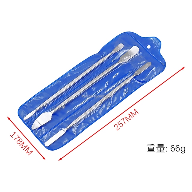 3PCS Repair Opening Pry Hand Tool Kit Blade Smart Phone Tablet PC Metal Spudger Disassemble Tools Set