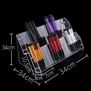 Tùy chỉnh <span class=keywords><strong>3</strong></span> tầng rõ ràng <span class=keywords><strong>Acrylic</strong></span> Bút hiển thị đứng 2 tầng <span class=keywords><strong>Acrylic</strong></span> bút chì hiển thị giá cho cửa hàng văn phòng phẩm - Product Image 6