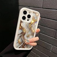 Coque de téléphone portable en gros à motif marbre pour iPhone 16 15 17 Air Pro Max, couleur bonbon, givrée, antichoc, protection arrière