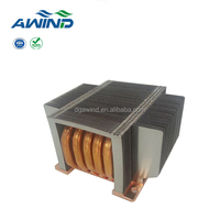 Dissipateur thermique flexible en aluminium avec caloduc en cuivre de 120 mm, 200W 300W, pour phares LED COB
