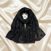 Tissu Jacquard Mousseline 100% Polyester à Motifs Floraux Tissés Anti-Boulochage Anti-Statique Entoilage pour Vêtements Vestes T-Shirts et Articles d'Habillement