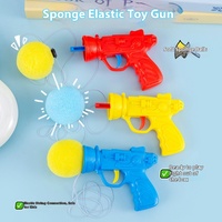 Vente en gros de jouets lanceurs électroniques en plastique ABS créatifs et intéressants pour les enfants de 14 ans et plus, avec balles en éponge douce et pistolets à eau