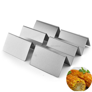 Rack Extérieur Élégant Support <span class=keywords><strong>Tacos</strong></span> Chacun Camion Plateau <span class=keywords><strong>Style</strong></span> Taco Taco D'acier Inoxydable Support - Product Image 3