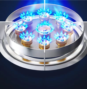 Kompor Gas 2-In-Burner baja tahan karat dengan kelas pengapian elektronik hemat energi untuk penggunaan luar ruangan RV rumah tangga - Product Image 5