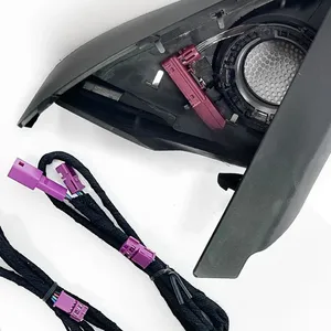Kits de décoration intérieure automobile pour haut-parleurs stéréo avec éclairage LED pour notes moyennes à hautes, pour Série 5 G30 G38 - Product Image 6