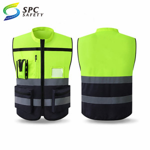 Chaleco reflectante de equipo de seguridad de alta calidad con múltiples bolsillos - Product Image 2