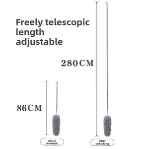 ไม้ปัดฝุ่นไมโครไฟเบอร์ทรงรี คุณภาพสูง <span class=keywords><strong>KLEAR</strong></span> C483 ด้ามจับสแตนเลสแบบยืดหดได้ 2.8 เมตร กำจัดฝุ่นได้ดีเยี่ยม ดีไซน์ทันสมัย - Product Image 2
