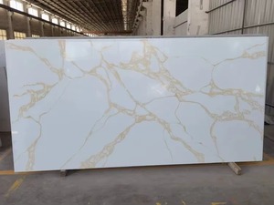 Dalles de quartz Calacatta Sepia – Pierre technique haut de gamme aspect marbre pour comptoirs et revêtements de sol - Product Image 2
