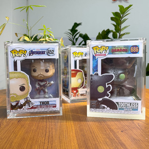 TCG acrílico para Funko para Pop caja de exhibición fuerte imán caso para una pieza Marvel modelo juguetes vinilo figuras pantalla protectora Ra - Product Image 4