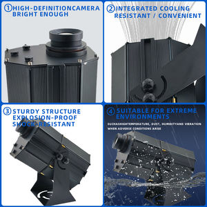 Projecteur Gobo Haute Puissance QiaoXun Étanche <span class=keywords><strong>Super</strong></span> Lumineux Laser Logo Affichage d'<span class=keywords><strong>Image</strong></span> Extérieur Bâtiment Publicité Lumineuse LED - Product Image 4