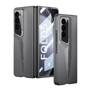 ฝาครอบผิวด้าน PC แบบบางพิเศษสำหรับ Samsung Galaxy Z Fold 5ฝาครอบกระจกด้านหน้าพับได้4พับ6เคสโทรศัพท์มือถือพร้อมใบมีด - Product Image 1