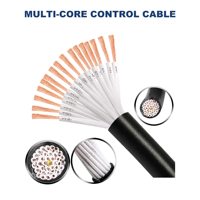 Câble d'extension rond souple nu gainé PVC 2 ou 3 conducteurs 1mm² 2.5mm² certifié SAA RoHS pour câble d'alimentation RVV