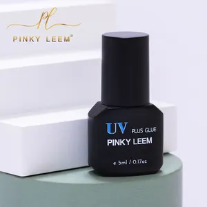 Pinky leem eyels uzatma tutkal 1 sn uv kirpik yapıştırıcı uv kirpik glaue temizle uv kirpik yapıştırıcı