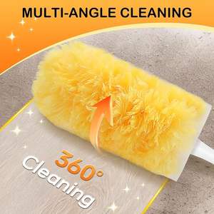 Recharges de dépoussiéreur statique jetables en microfibre pour l'électronique, les meubles, les stores, les ventilateurs de plafond, <span class=keywords><strong>orange</strong></span> - Product Image 5