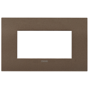 Vimar Matt Bronze Plate 16.3x10.4 Cm For <b>Plugs</b> And <b>Sockets</b> - Product Image 1
