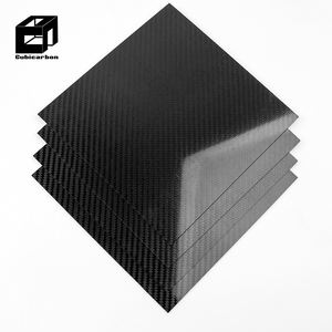 OEM厚さ0.4mm-10mm炭素繊維シート3K織り光沢のある炭素繊維シート/プレート/パネル/スラブ/ボード - Product Image 3