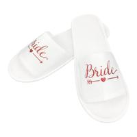 Chaussons doux pour l'équipe de la mariée, cadeau de décoration pour la fête prénuptiale, chaussures pour la décoration de la fête des demoiselles d'honneur