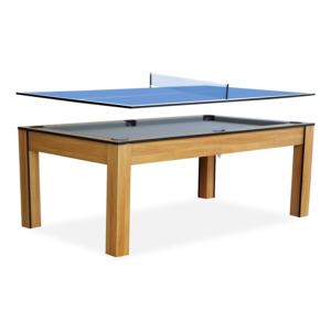 3 in 1 7피트 멀티 게임 테이블 당구, 탁구 및 식탁 겸용 빌리어드 테이블 - Product Image 4