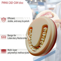 Discos Multicapa de PMMA LUHLUH de 98*14mm /16mm/ 18mm, Discos de PMMA A1 A2 A3, Resina para Modelado de Fácil Fresado