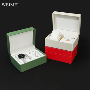 Weimei ชุดของขวัญหนังหรูหราปรับแต่งเครื่องประดับกล่องบรรจุนาฬิกาแบบพรีเมี่ยม - Product Image 4
