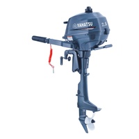 Motor Fuera de Borda YAHATSU de 4 Tiempos y 15 hp, Eje LARGO, Motor Marino Compatible con Motor y Repuestos Originales TOHATSU para Barco