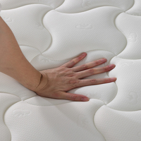 Matelas à ressorts ensachés en mousse à mémoire de forme hybride utilisé à chaud dans la boîte Matelas hypoallergénique Twin Full Queen King Size pour hôtels