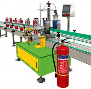 Máquina Automática para Colocar Etiquetas en Extintores de Incendios Chaocheng, de Acero al Carbono, Duradera y de Fácil Operación - Product Image 2