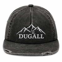 Casquette et chapeau snapback à 5 panneaux en coton noir vintage délavé et vieilli avec logo brodé 3D personnalisé pour hommes et femmes