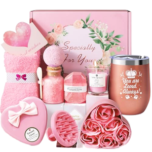 Regalos para el Día de la Madre, Sets de Regalo para Mujer, Set de Regalo de Cumpleaños para Mamá, Hermana, Mejor Amiga - Celebraciones de 18, 40, 50 y 70 Años - Product Image 1