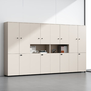 Armadio Archivio in Legno per <span class=keywords><strong>Ufficio</strong></span> con Serratura a Combinazione - Design Moderno e Semplice, Facile Montaggio per Uso Commerciale - Product Image 1