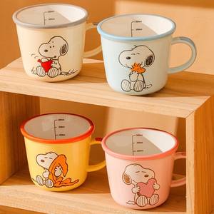 Taza de Cerámica Snoopy de 300 ml con Asa, Diseño de Dibujos Animados, para Regalo Estudiantil, Primavera 2025 - Product Image 1
