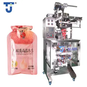 Konjac Fruit Jelly Making Packing Liquid Yogurt Pudim Roll Film Sachet Stick Filling and Seling Automatic Packaging Machines