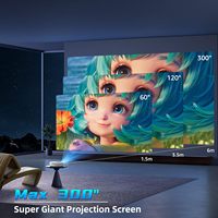 Konka-Projecteur vidéo de cinéma maison intelligent Q10 4K sans fil Android BT5.0 Projection de téléphone portable pour la chambre à coucher TV-pour un usage domestique