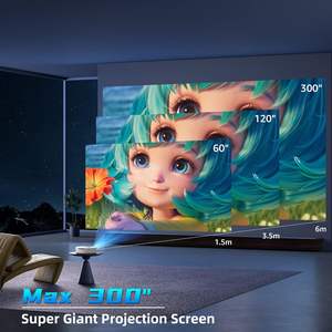 Konka-Projecteur vidéo de cinéma maison intelligent Q10 4K sans fil Android BT5.0 Projection de téléphone portable pour la chambre à coucher TV-pour un usage domestique - Product Image 6