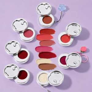 Fard à joues multi-usage rotatif en gros, 7 couleurs, fini mat, avec miroir et support magnétique pour téléphone, blush crémeux pour marque privée - Product Image 2