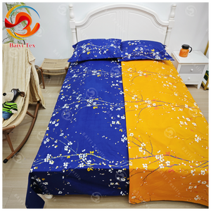 Thị Trường Châu Phi Hoa In Home 2bed Tấm + 2 Gối Set 4Pcs Sợi Nhỏ AB Thiết Kế Bộ Đồ Giường Thiết Lập Tùy Chỉnh Giá Rẻ drap De Thắp Sáng - Product Image 4