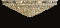 La nouvelle conception a mené la maison plafonnier en cristal moderne de bâti affleurant Offre Spéciale lampe murale en cristal décoration de plafond d'intérieur en gros