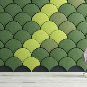 Déflecteur de plafond acoustique décoratif Akustik 3D personnalisé panneau PET hexagone en fibre de polyester <span class=keywords><strong>pour</strong></span> <span class=keywords><strong>studio</strong></span> domestique et stade - Product Image 1