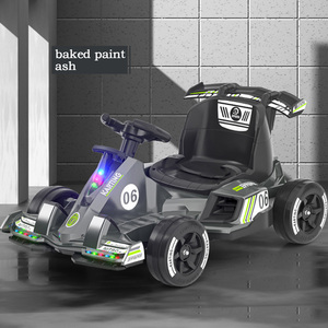 Elektrische kinderauto met 4 wielen, op batterijen (12V4.5AH), 550 motor, MP3-muziekspeler, duurzaam, veilig, unisex, voor kinderen van 2-7 jaar - Product Image 5