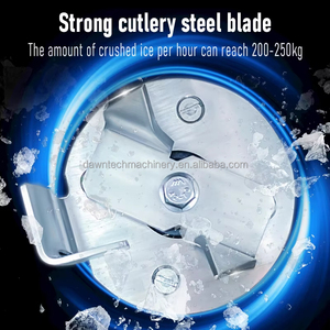 Machine à glace pilée et smoothies Yunqingtech professionnelle en acier inoxydable pour boissons glacées - Product Image 6