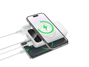 Le chargeur sans fil de grande capacité PD22.5W est livré avec trois <span class=keywords><strong>c</strong></span>âbles de charge a un affichage numérique peut être utilisé comme banque d'alimentation LOGO - Product Image 6