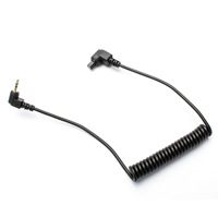 Cable de Control Remoto de Obturador de 2.5mm a C3 para Flash y Cámara, Compatible con 5D2, 5D3, 5D, 46D